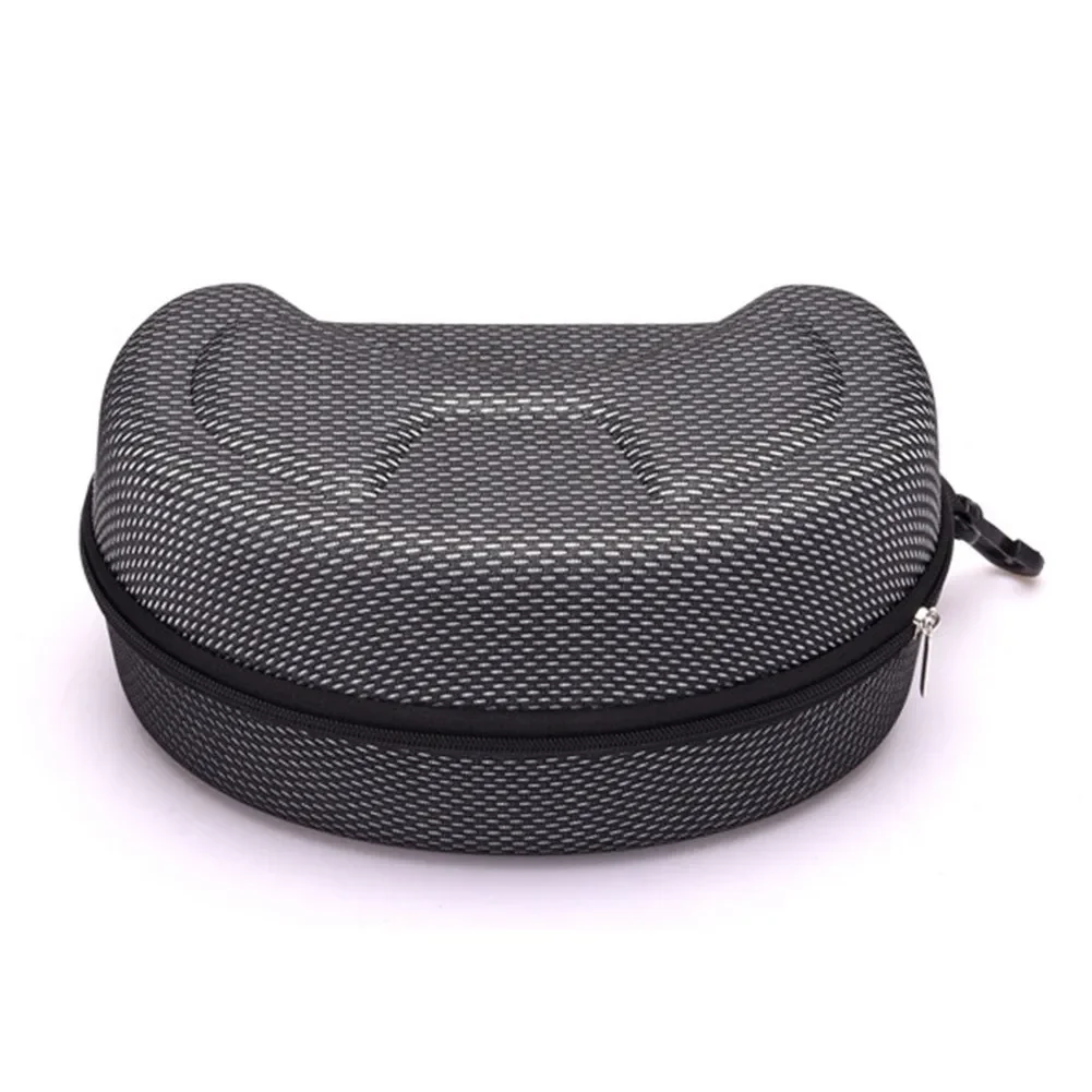 Soverup 1PCS Snow Ski Eyewear EVA Protection Case Snowboard Skiing Goggles Sunglasses Carrying Case Zipper Hard Shell Box Glasse