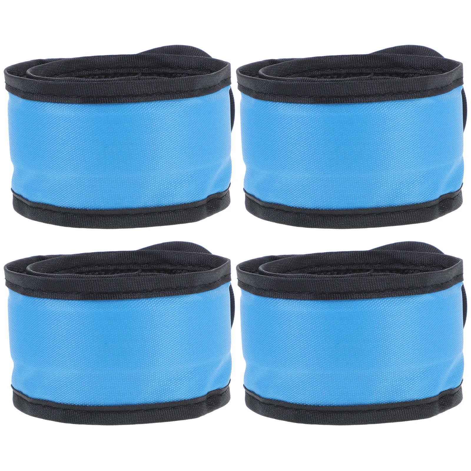 4 個 LED 馬脚ラップストラップ耐久性のある調節可能な夜間乗馬アクセサリー高視認性乗馬用品