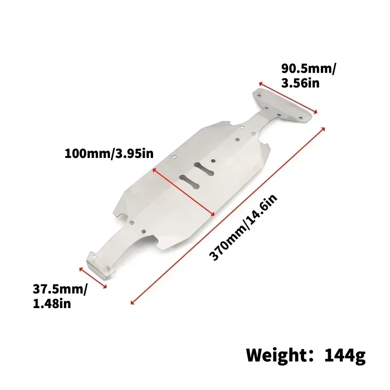 1 PCS Rvs Chassis Voor en Achter Armor Plaat Anti-kras Plaat voor TAMIYA XV-02 RC Auto accessoires Reparatie Onderdelen