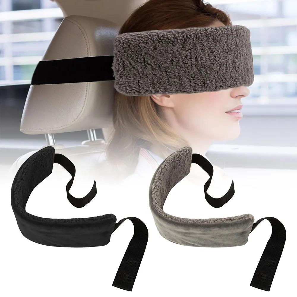 Travel Pillow Alternative – Adjustable Head Support Strap for Airplanes & Cars