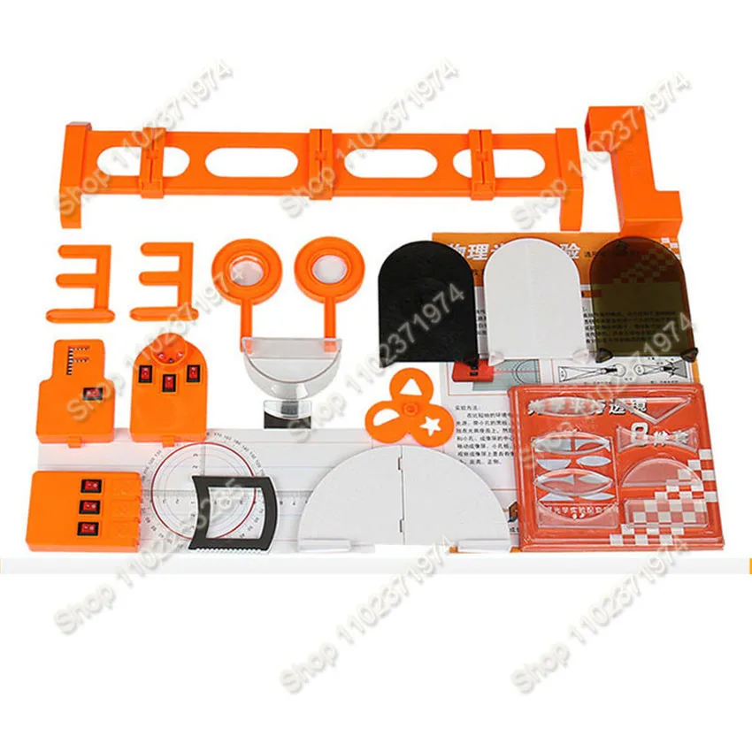 Geometric Optics Physics Experiment Set Experimental Tools Set Equipment Tools Convex Concave Lens Light