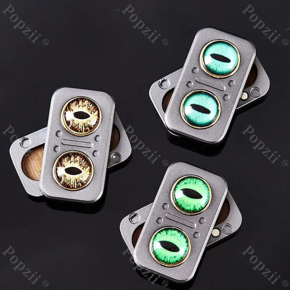 OWL Zinc Alloy EDC Magnetic Push Slider Fidgeting toys Fingertip Tricks EDC Flips Office Stress Relief Gadgets Anxiety Toys