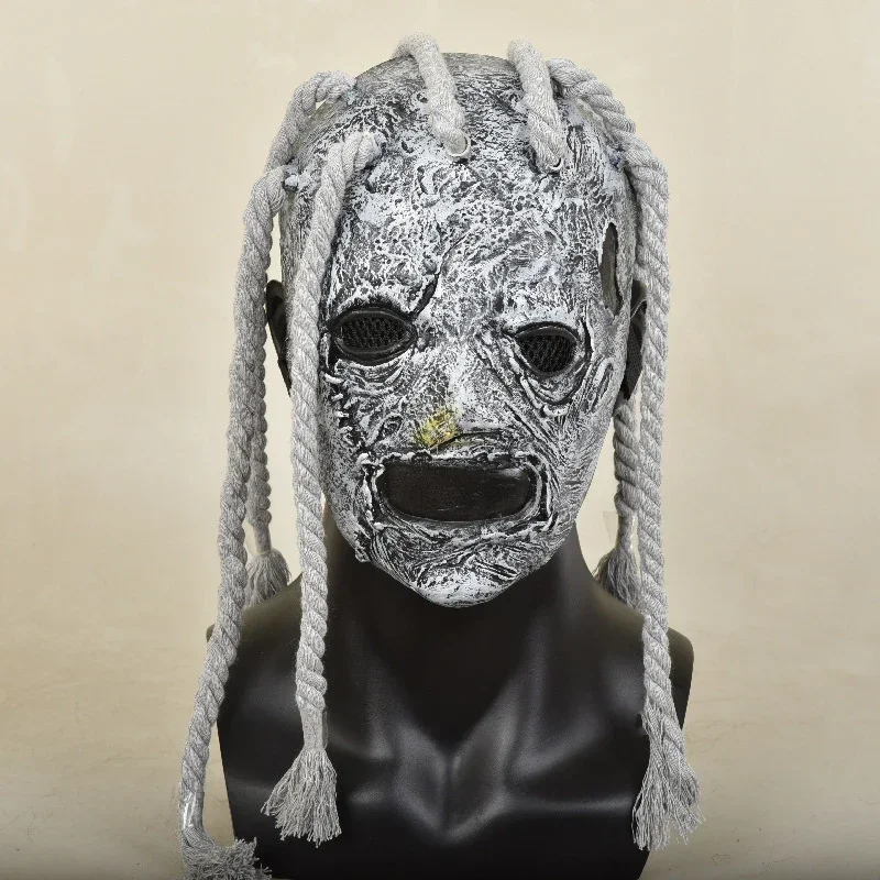 

2026 Mask Jordison Band Slip Cosplay Knot Accessories Men Halloween Masquerade Male Scary Full Face Helmet For Disguise Roleplay