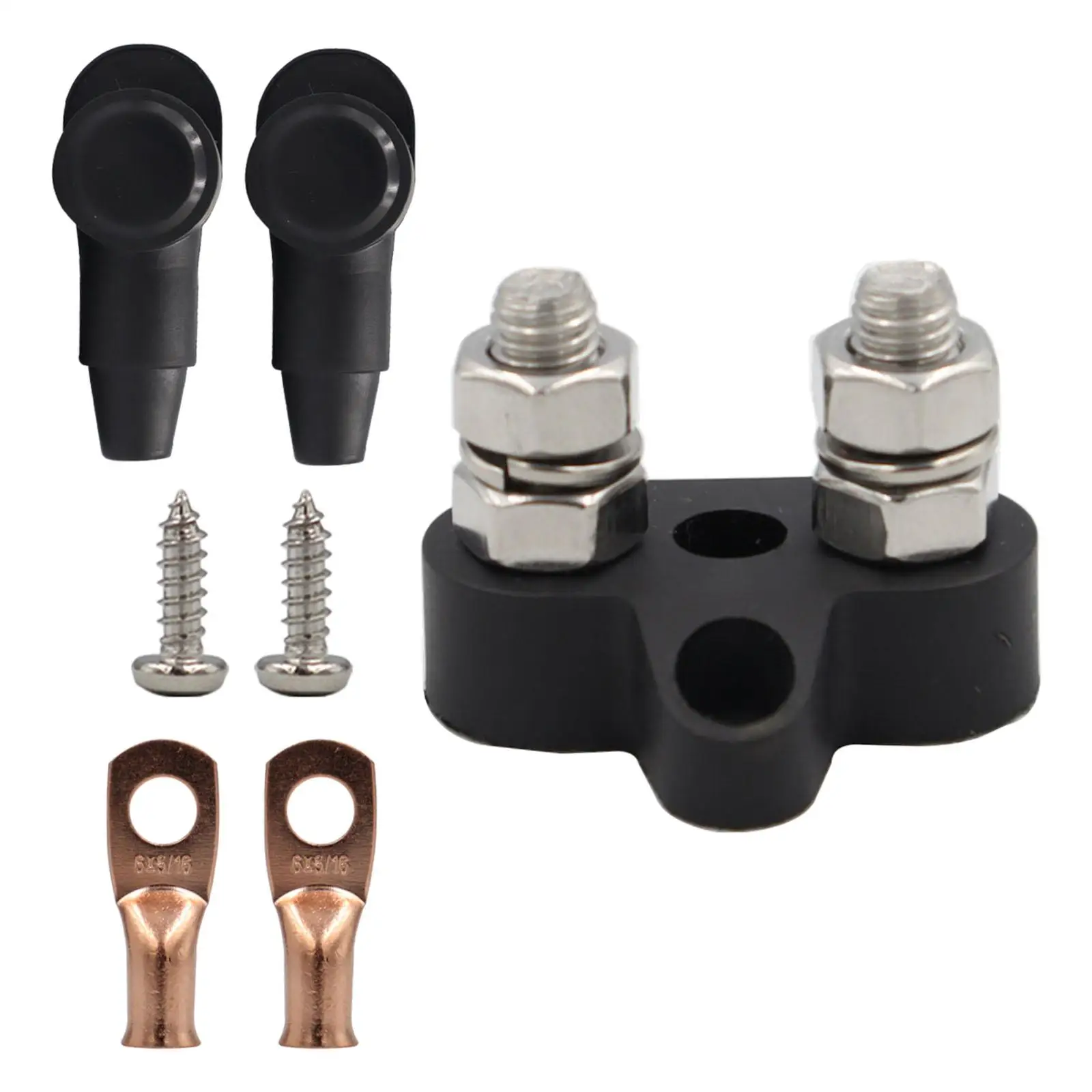 ステンレス鋼電源および接地配電端子台ヘビーデューティーキット（車両・船舶用途向け）