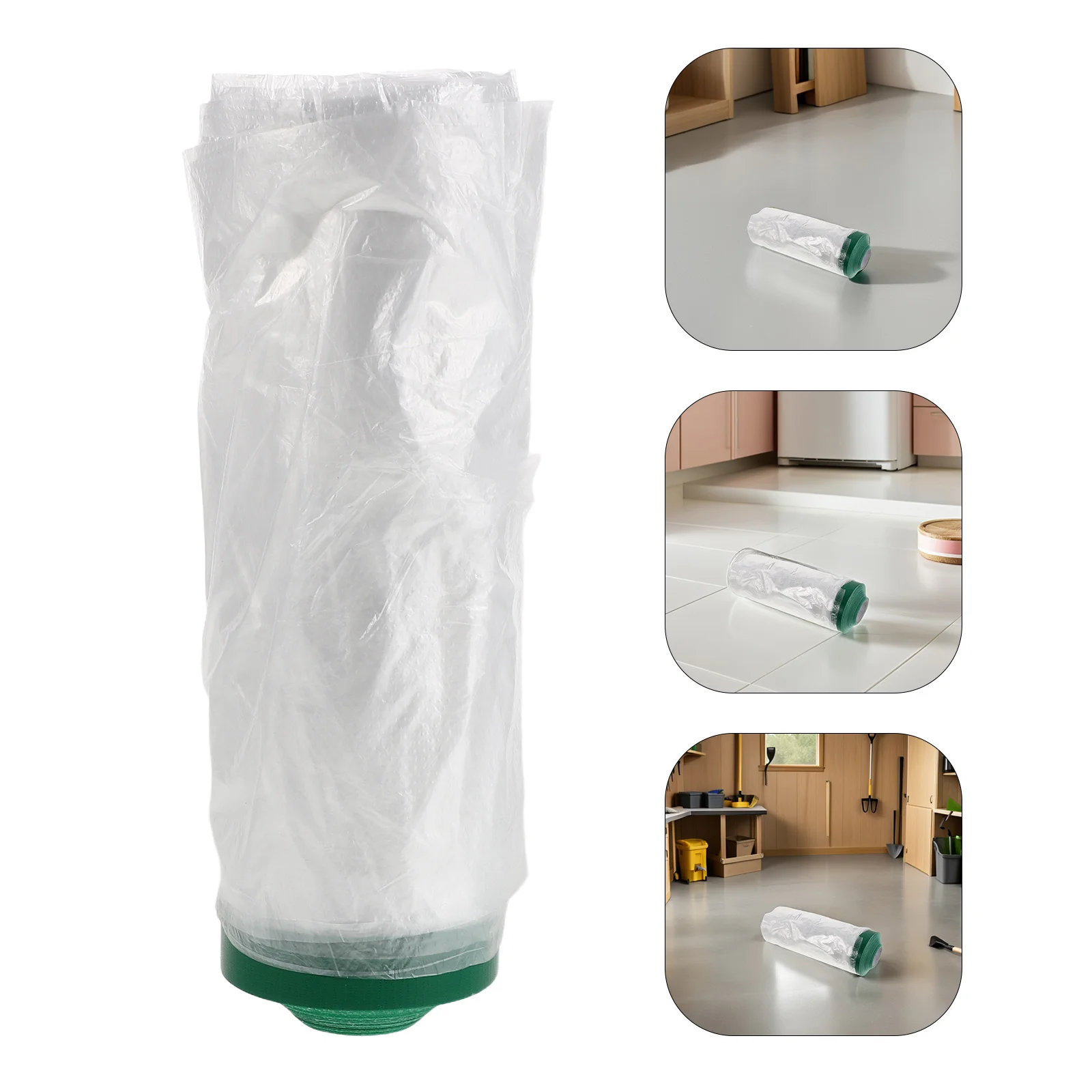 20M 자동차 마스킹 필름 롤 방수 페인트 커버 보호 시트 프리테이프 먼지 커버 필름 자동차 도색용 랩