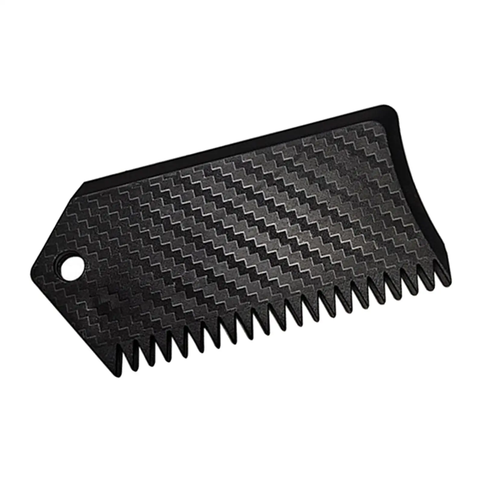 Surfboard Wax Comb with Keychain Hole Portable Surf Board Wax Scraper Cleaning