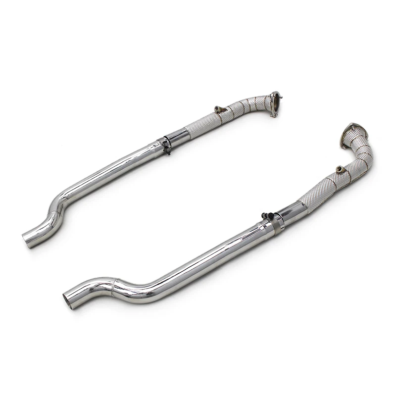 

OEM Tuning Exhaust Downpipe for Maserati Gran Turismo/GT 4.2/4.7 2008-2023 Stainless Steel Heat Shield Exhaust System