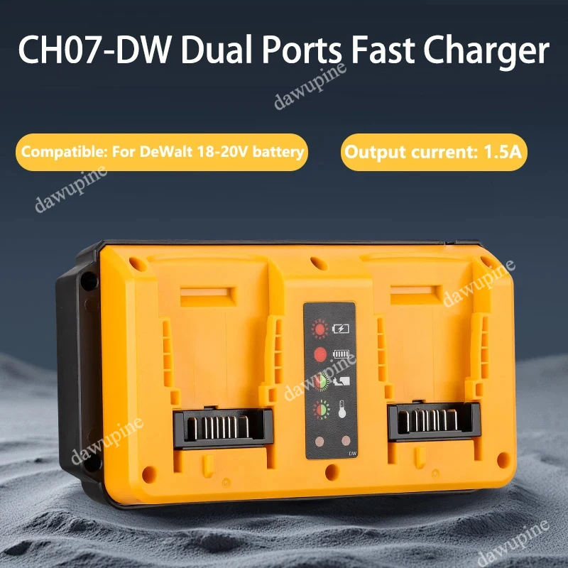 Power Tools Accessories Replace DCB102 Portable Mini Fast Charger for Dewalt 18V 20V Lithium Battery DCB180 DCB200 DCB203 DCB205
