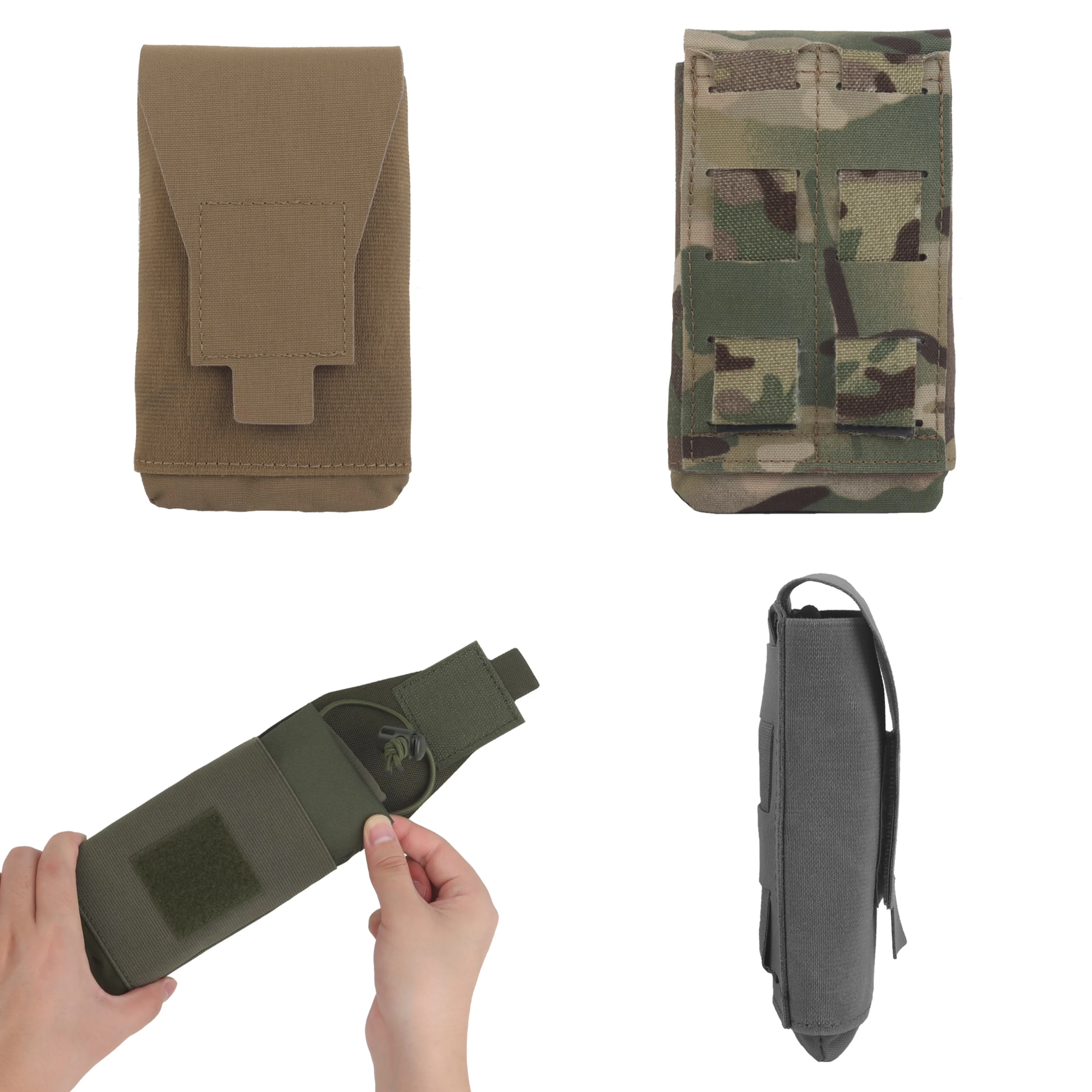 Quick Deployment Recycling Bag Hunting Equipment MOLLE Magazine Recovery Storage Pouch Foldable Practical Recycling Magazine Bag