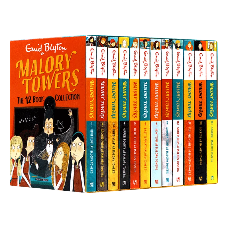 Enid Blyton Malory Towers Collection School Fiction Novel English Storybook Children\'s Literature Libro