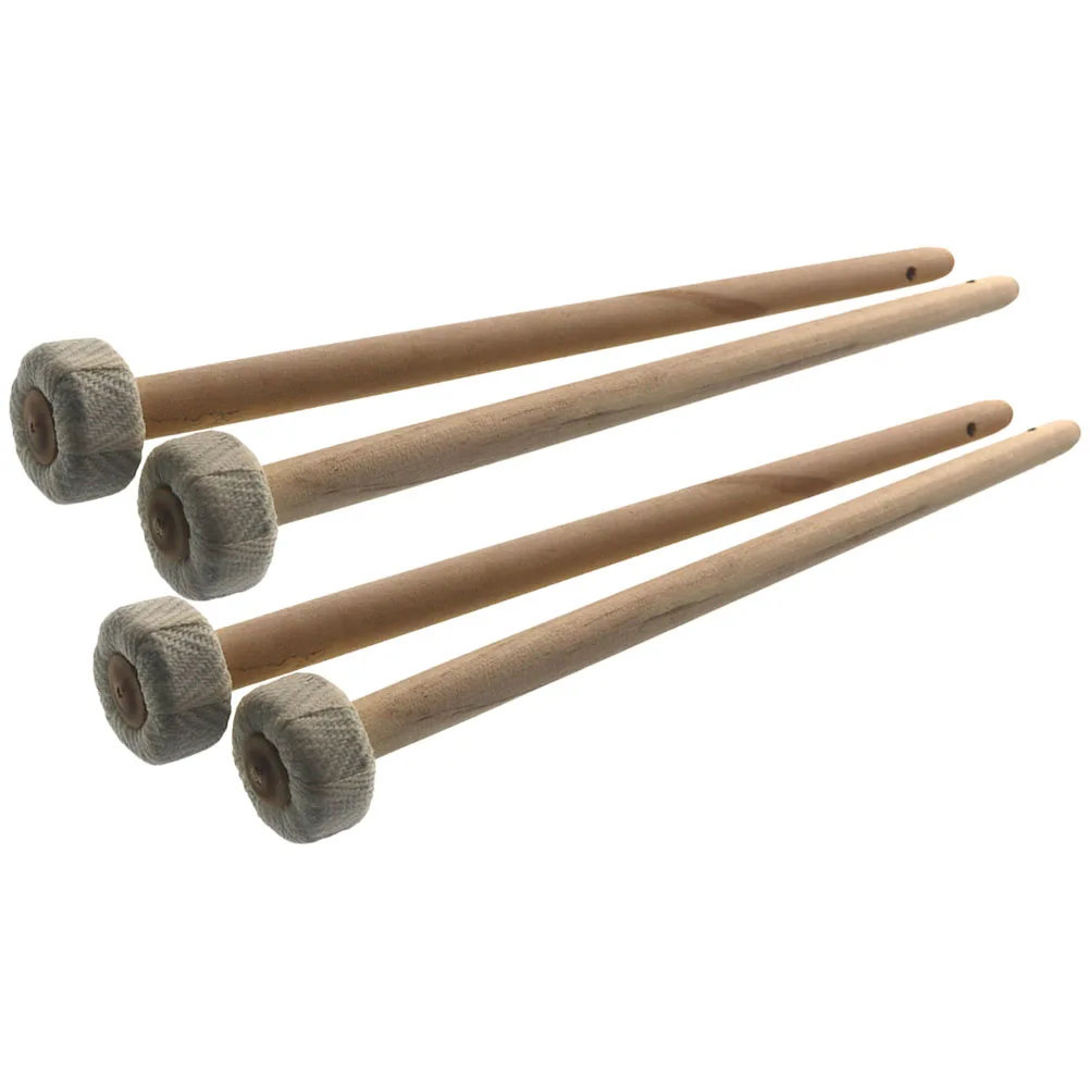 

4 Pcs Gong and Drum Stick Accessories Mallet Chinese Instrument Mallets Sticks Percussion