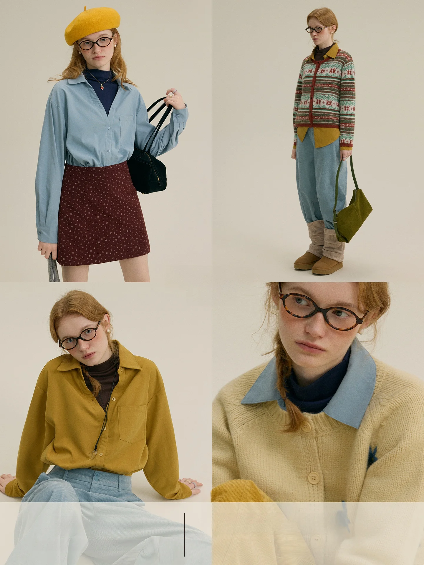 

Женская повседневная свободная рубашка Rina Berry с цветными вставками, осенне-зимняя, с длинным рукавом, для многослойных образов