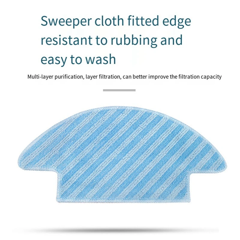 Brosse latérale de remplacement pour aspirateur robot, filtre Hepa, chiffon de vadrouille, OKP Life K2, K3, K4, Lefant M210, M210S, M210B, M213, 6 pièces