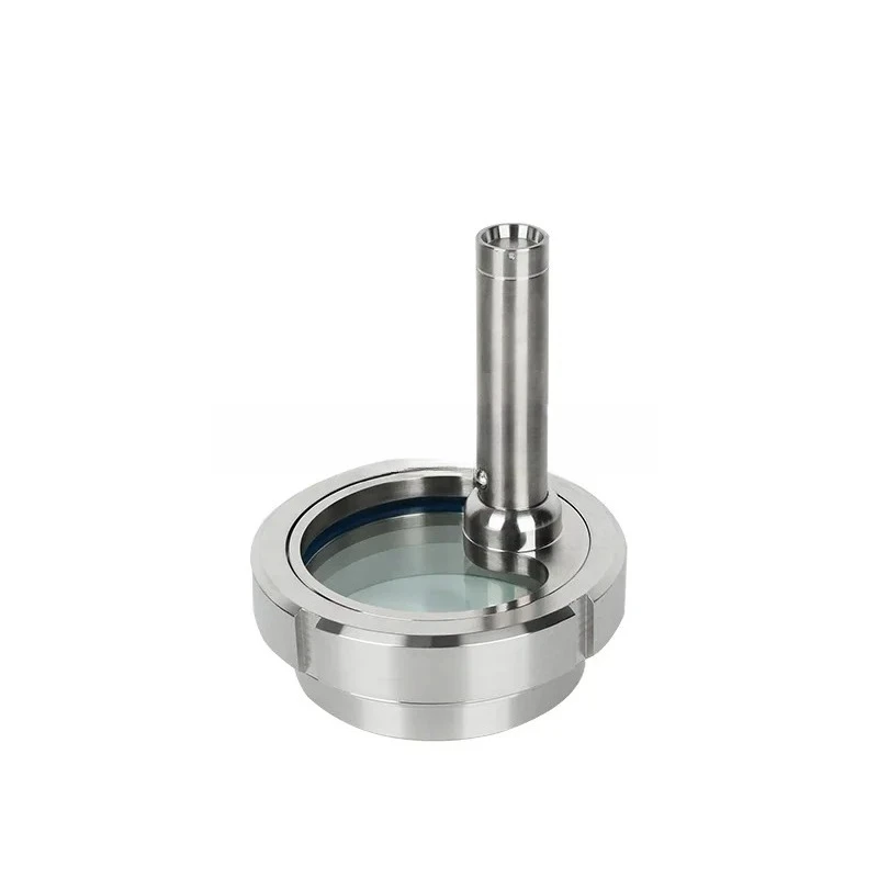 304 stainless steel movable sight glass with light window with LED flashlight φ 57