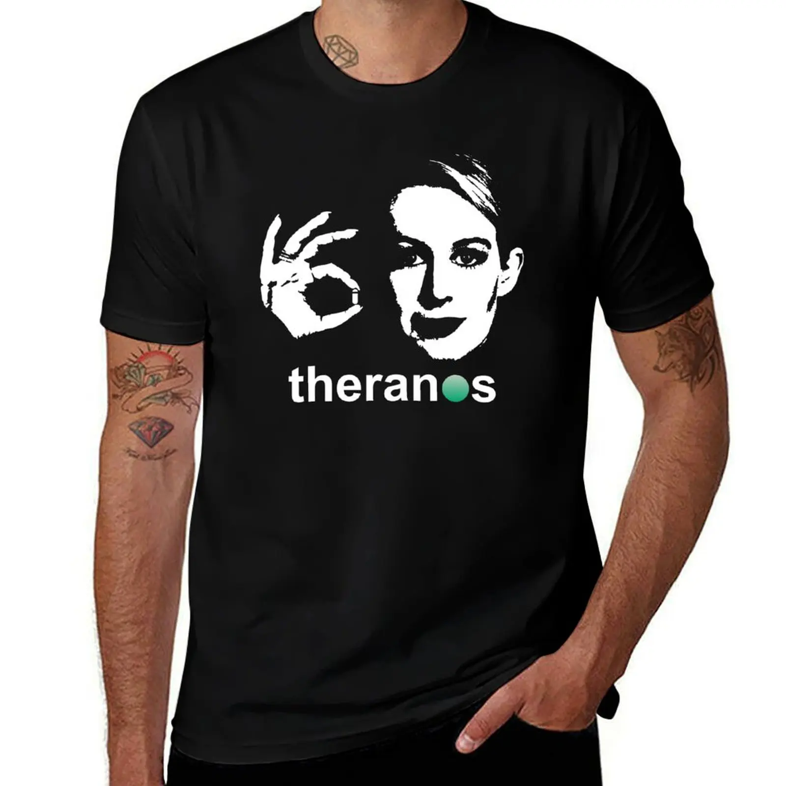 

T-Shirt tshirt T-Shirt shirt cotton print custom t t Theranos humor shirts 100% funny dark