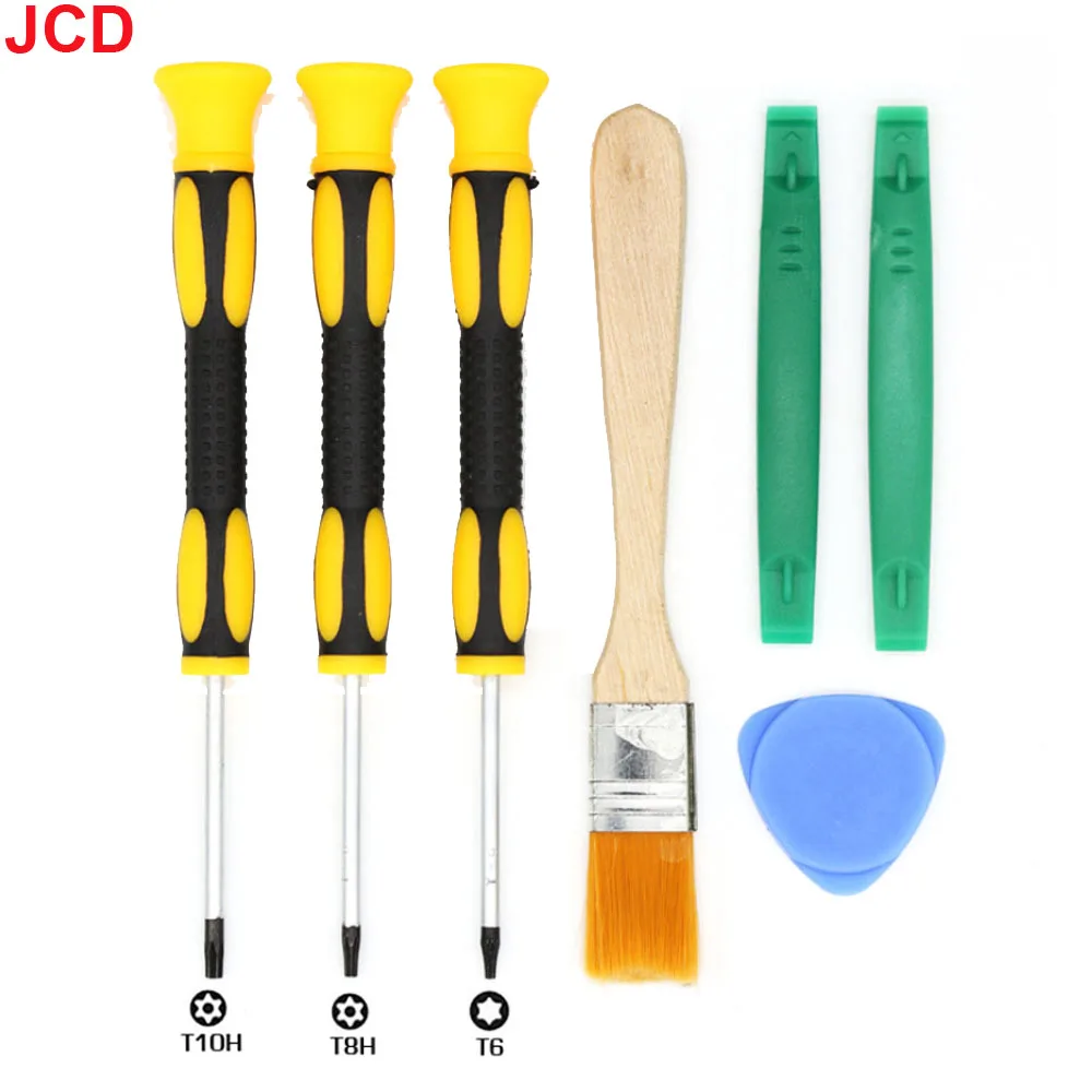 

JCD 7pcs/Set Screwdriver Torx T8 T6 T10 H35 Opening Tools Screw Driver Repair Tool Kit For Xbox One Xbox 360 PS3 PS4 PS5