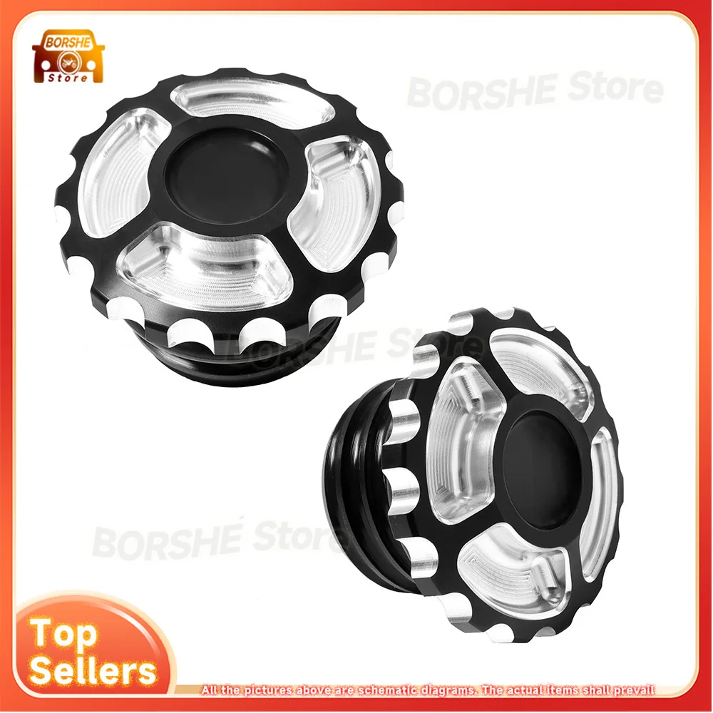 2026 مناسبة لـ Harley XL883 1200X48 72 Dyna Softail مخصص أنيق ريترو CNC المعادن RSD غطاء خزان الوقود