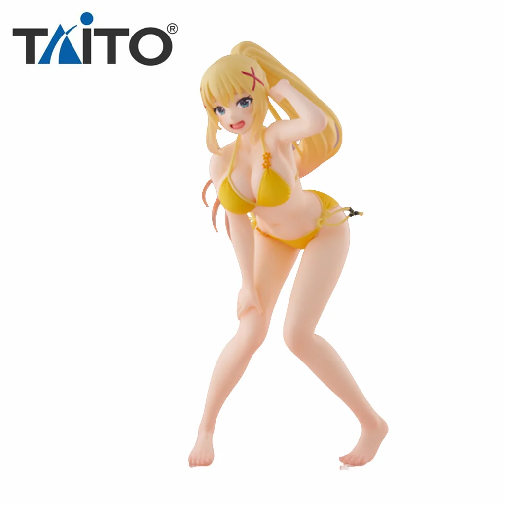 Original Taito Coreful Raratina Dustiness Ford Dukunesu Anime Figure Toys Kono Subarashii Sekai ni Shukufuku o! PVC Model  Doll