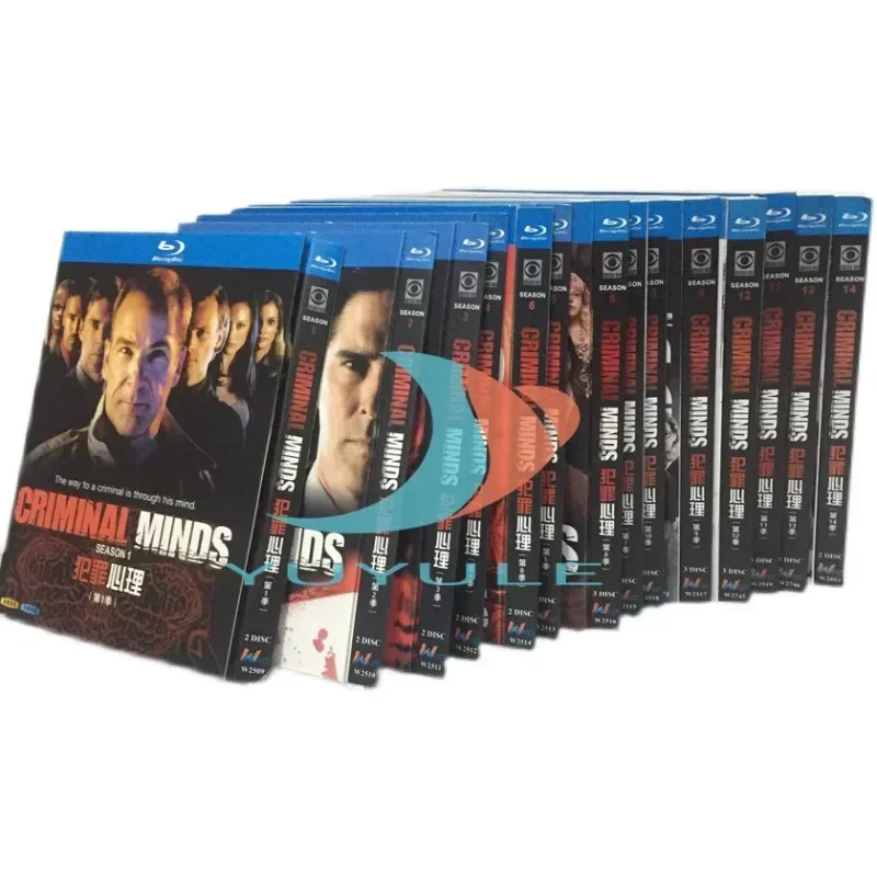 BD Blu-ray High Definition TV Series Criminal Minds Season 1-15 Criminal Minds Disc Box
