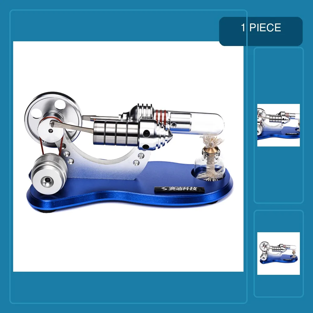 New Boutique Stirling Engine Generator Micro External Combustion Engine Model Hysics Experiment Toy for Men children Gift