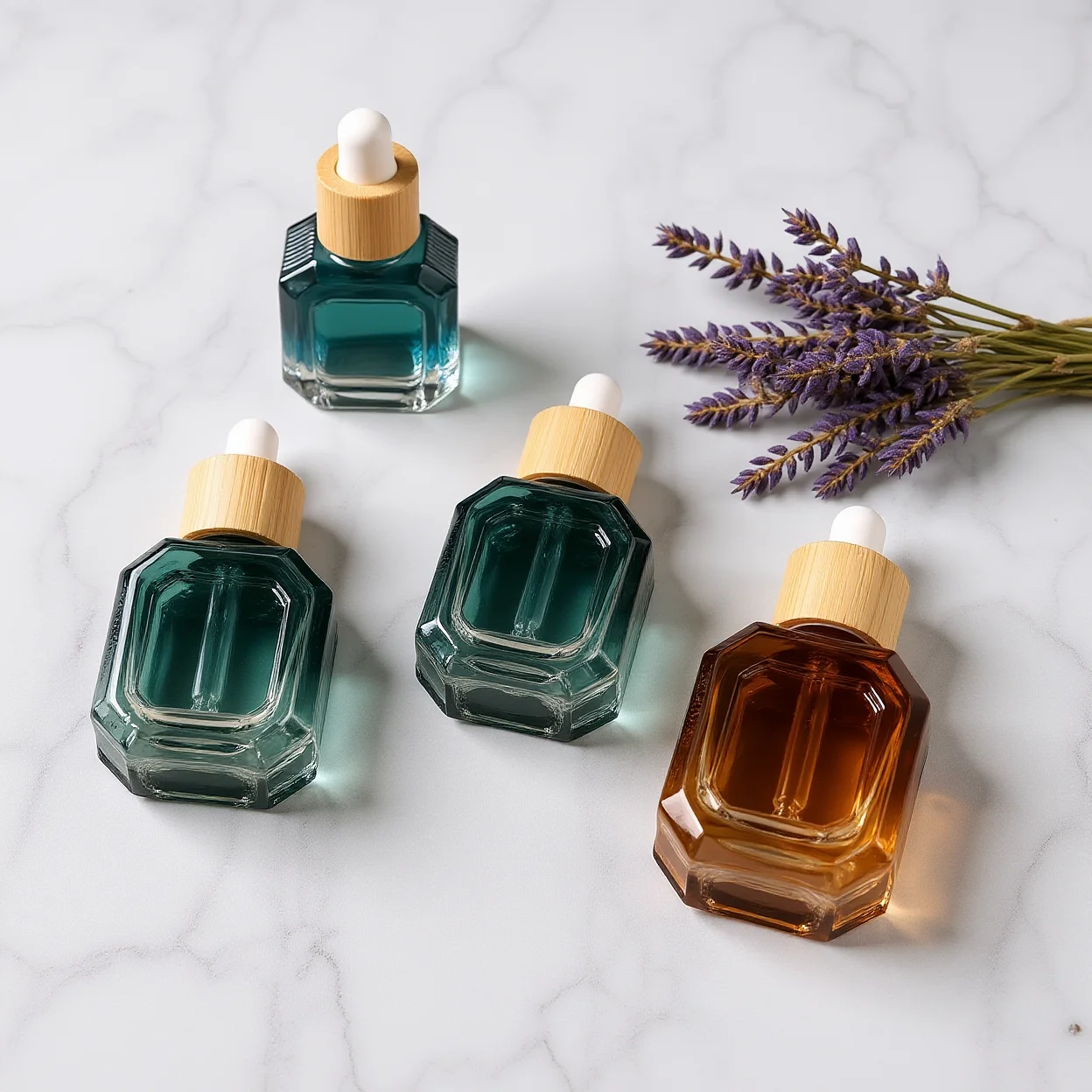 Refillable Bottle Reusable Empty Refillable Container Glass Dropper Bottle Compact 10ml Dropper Bottle For Travel Packing Serums
