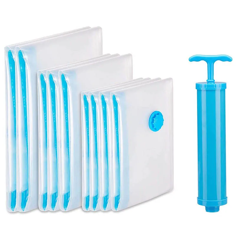 vacuum bag pump Mini Vacuum Sealer Machine Space Saver for Clothes Food Organizer