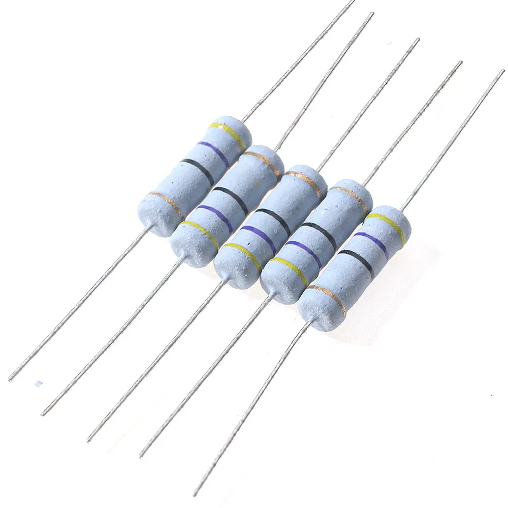 150/300pcs 1W 2W 3W 5W 30 Values Carbon Film Resistor Assorted Pack Kit  5% Resistencias 0.1R~750R Resistance Electronic Diy Kit