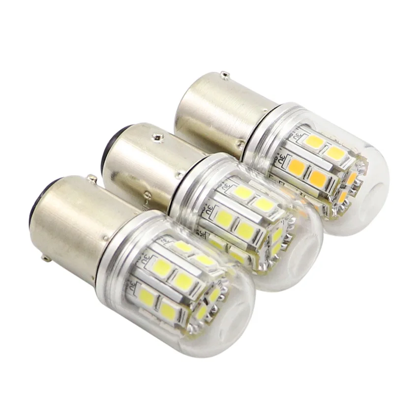 2pcs Motorcycle Led Lights G18 R5w R10W 6V 48V Auto Bulbs Equipment Indicator Smd 2835 chips Signal Lamp