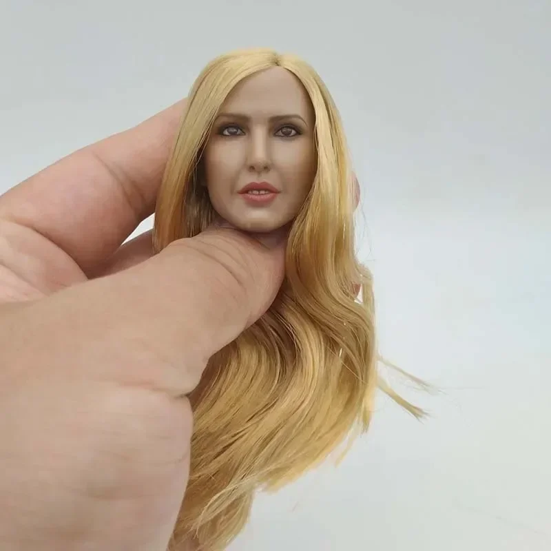 

In Stock HaHtoys H003 1/6 Female Soldier European and American Famous Models Head Carving Fit 12'' Action Figure Body