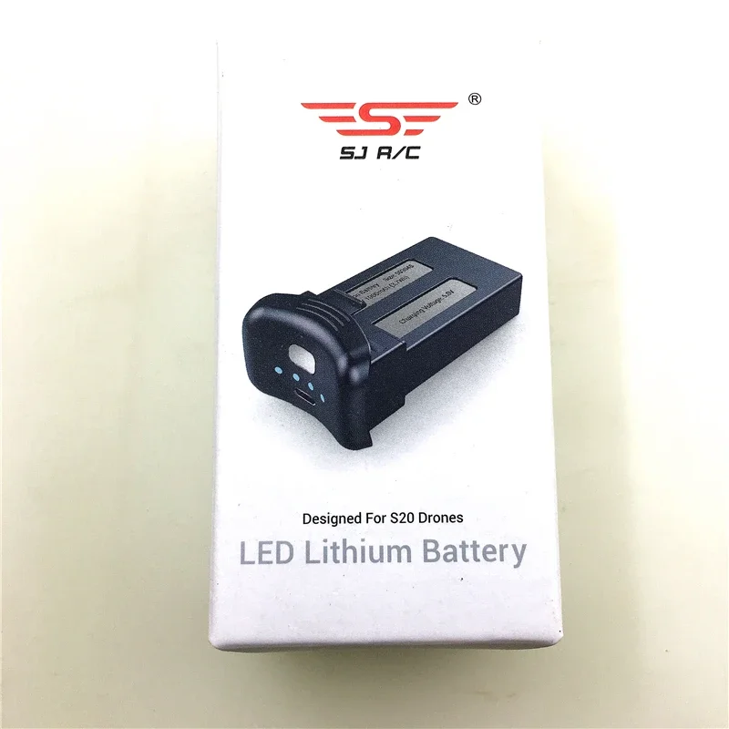 Batería de 3,7 V 1000mah para SJR/C SJRC S20 S20W recambios de cuadrirrotor RC Accesorios