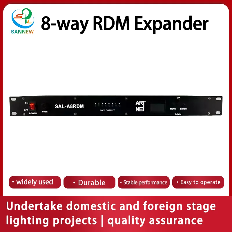 

artnet to dmx 8 Ways Network Extender Output 8x512 4096 Channels For SatgeDj Light Contro Artnet to DMX Node DJ Disco dispenser