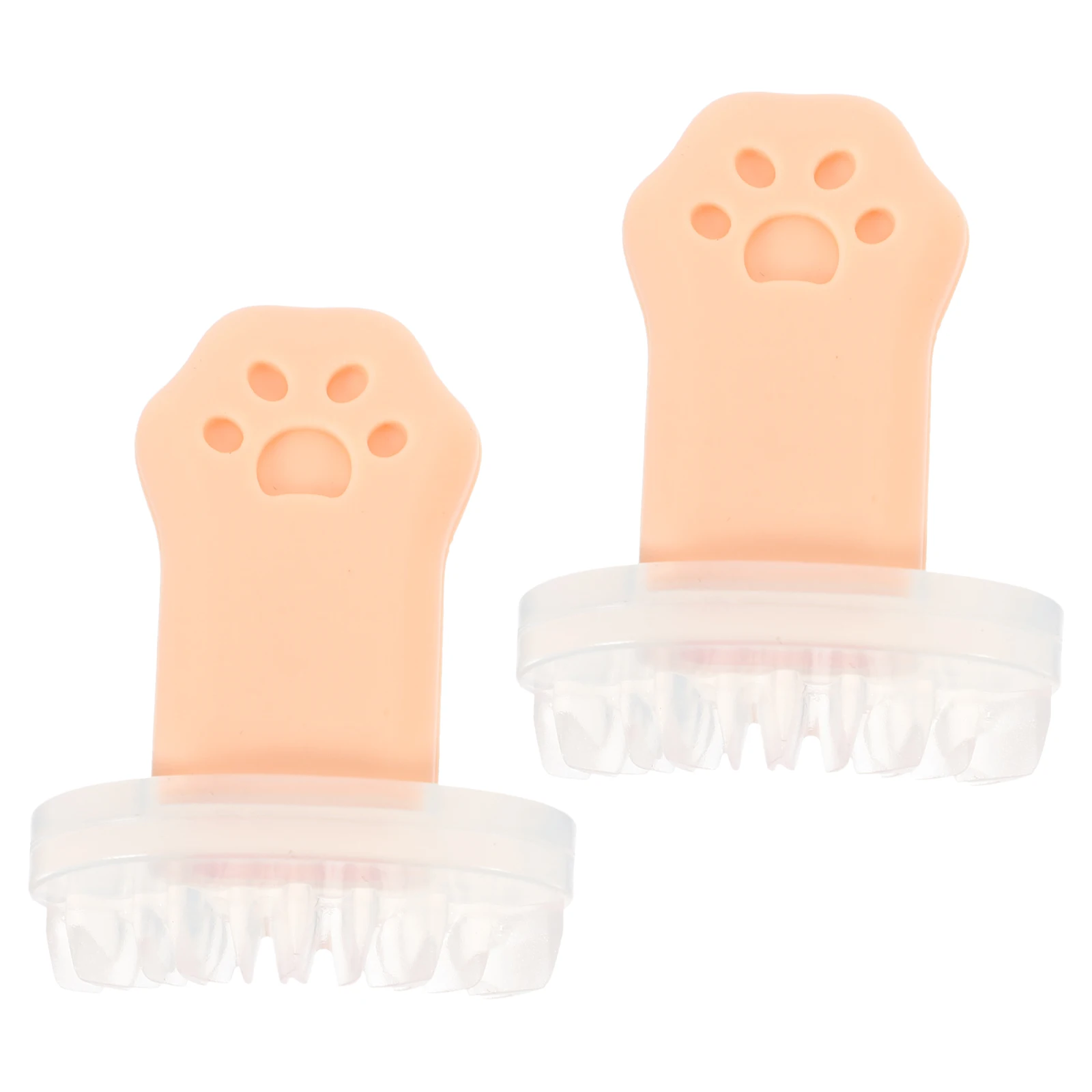 

2 Pcs Eyelash Stamp Silicone Stencils Reusable Make up Liner Stamps Eyeliner Tool Silica Gel