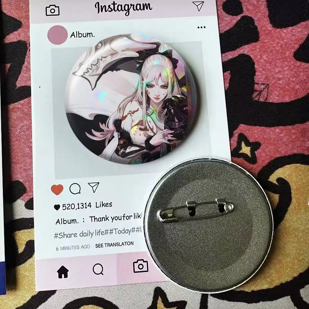 Game D-Drakengard 3 Zero   Badge 25 32 44 58 75 mm Round Fans Collect Friends Gifts Brooch Souvenir
