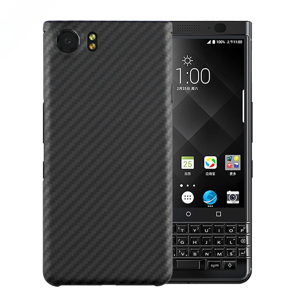 

Real Aramid Fiber Suitable For Blackberry Keyone Mobile Phone Carbon Fiber Anti-fall Protective Ultra Thin CASE Cover