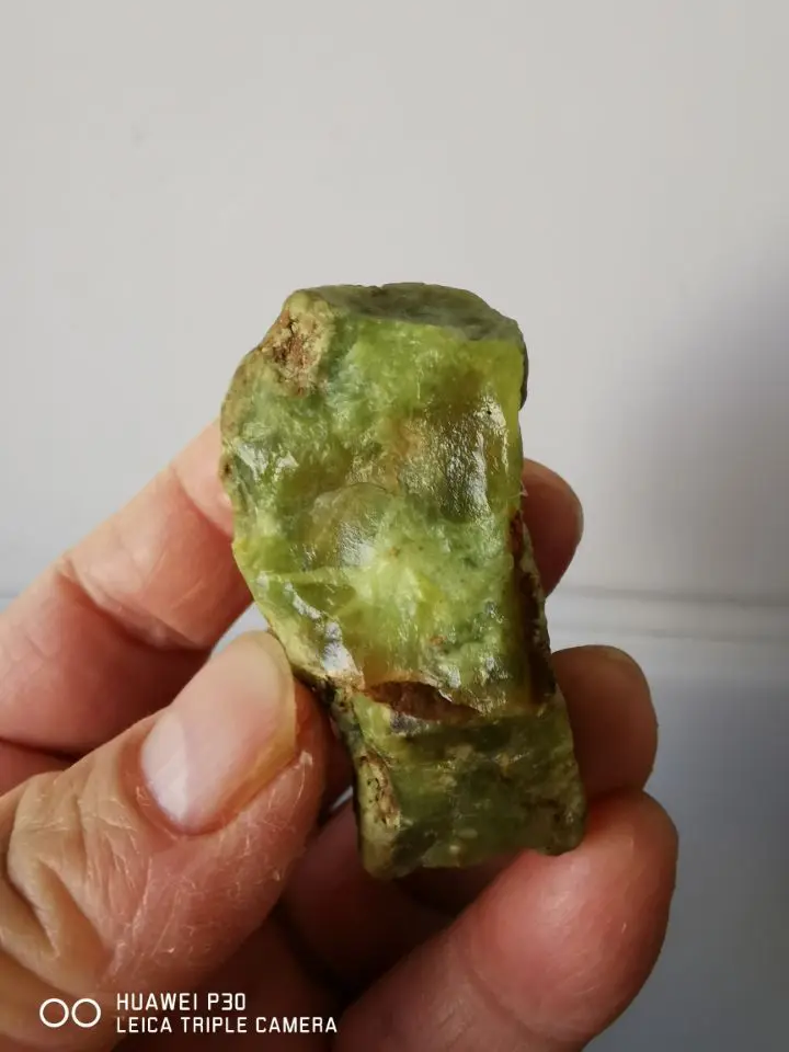 194.5ct  100% Natural Ethiopian Opal Play green Facet Rough Specimen