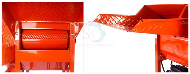 معدات دراس الأرز الأوتوماتيكية عالية الكفاءة التجارية الكهربائية الصغيرة الدخن الحبوب فول الصويا آلة الدرس الرفيعة