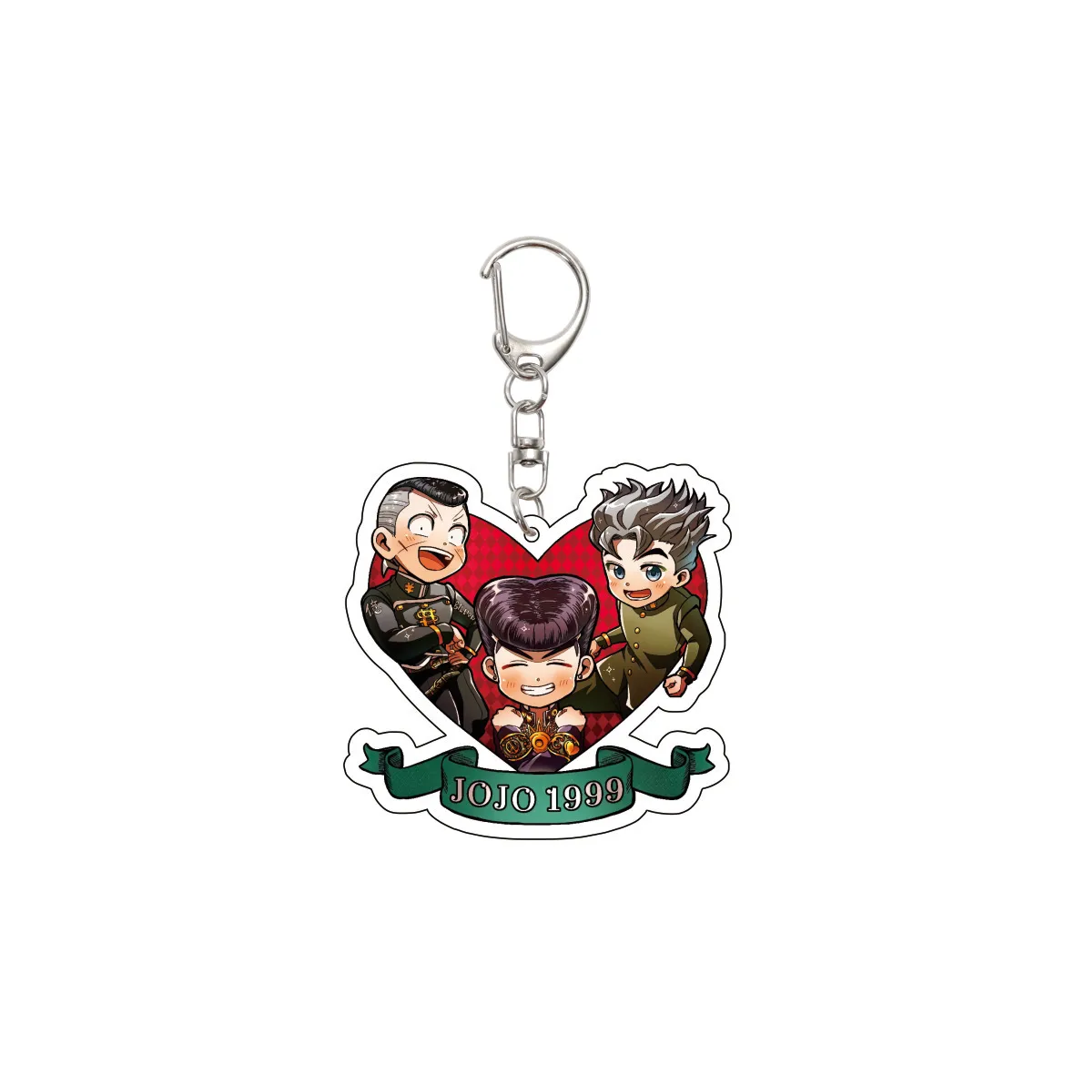 Anime JoJo's Bizarre Adventure Keychain Jonathan Joestar/Dio Brando Key Chain Acrylic Model Plate Christmas Halloween Gifts