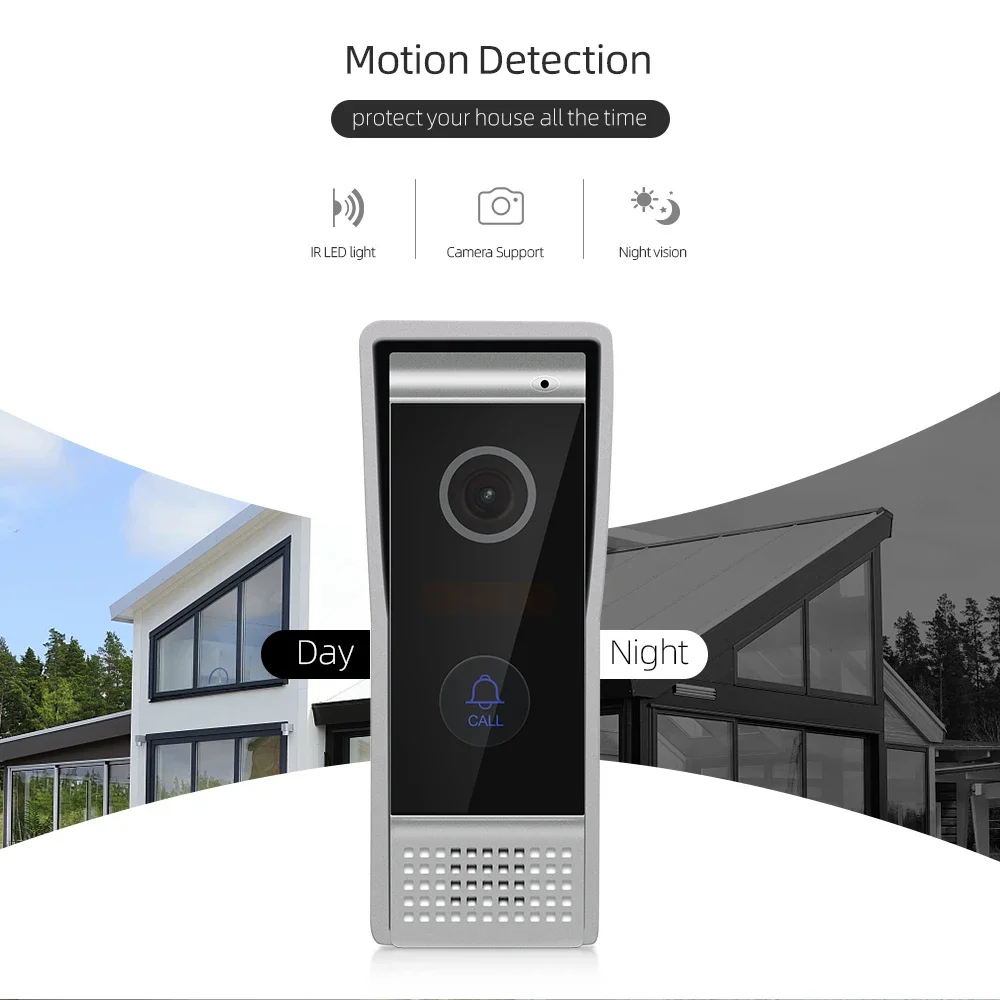 Jeatone IP Wireless Video Intercom Smart Doorbell Access Control With Touch Screen & 1080P HD And Surveillance Camera