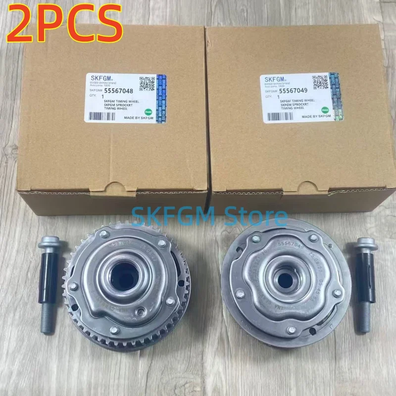 

2 шт. шестерни распредвала ГРМ (впускные) 55567048 55567049, для Chevrolet Aveo Cruze Pontiac G3 Opel Vauxhall Mokka Astra Zafira