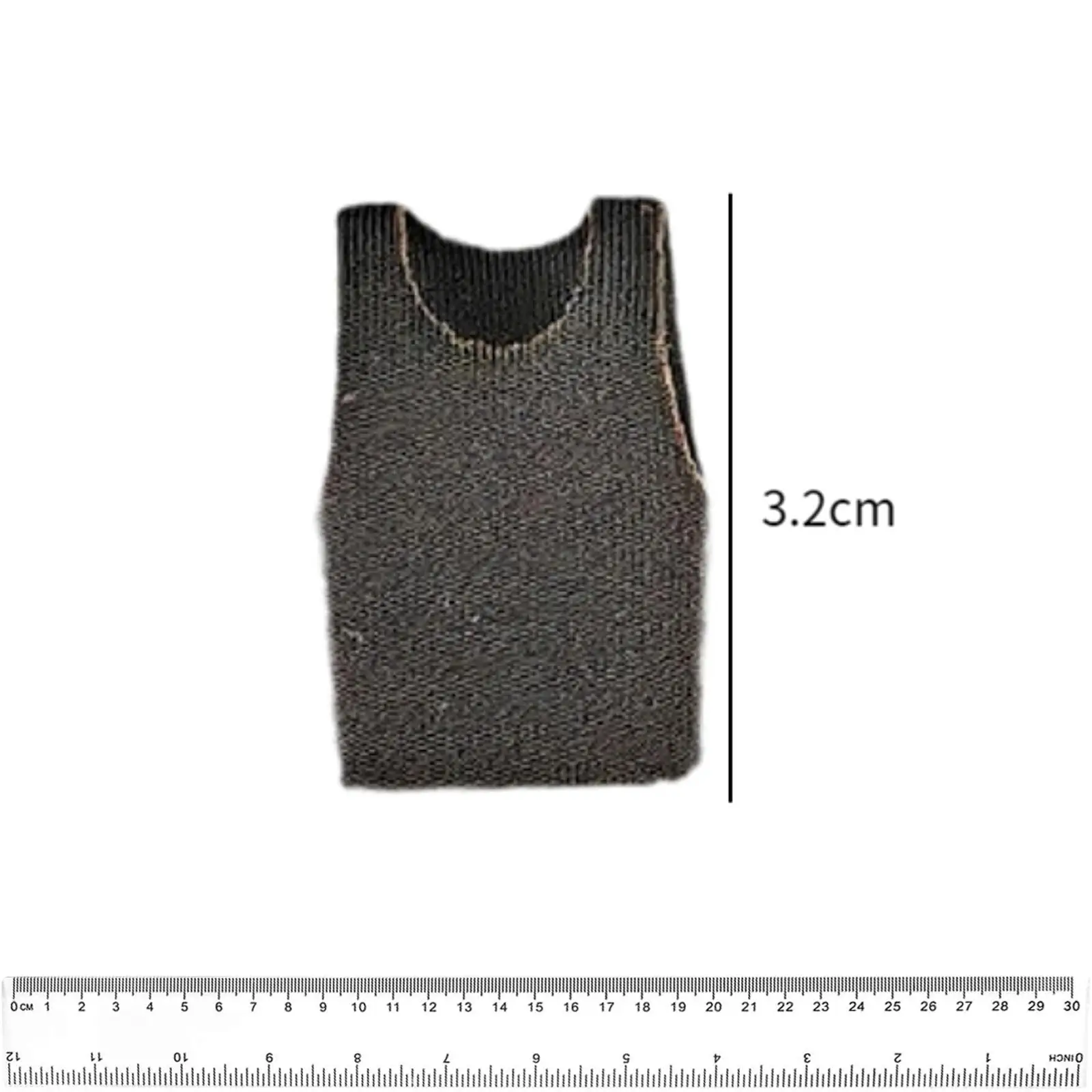 1/18 Scale Vest Dress up Photography Props Accessories Miniature Clothing Garment Costume for 3.75 inch Figures Doll Model