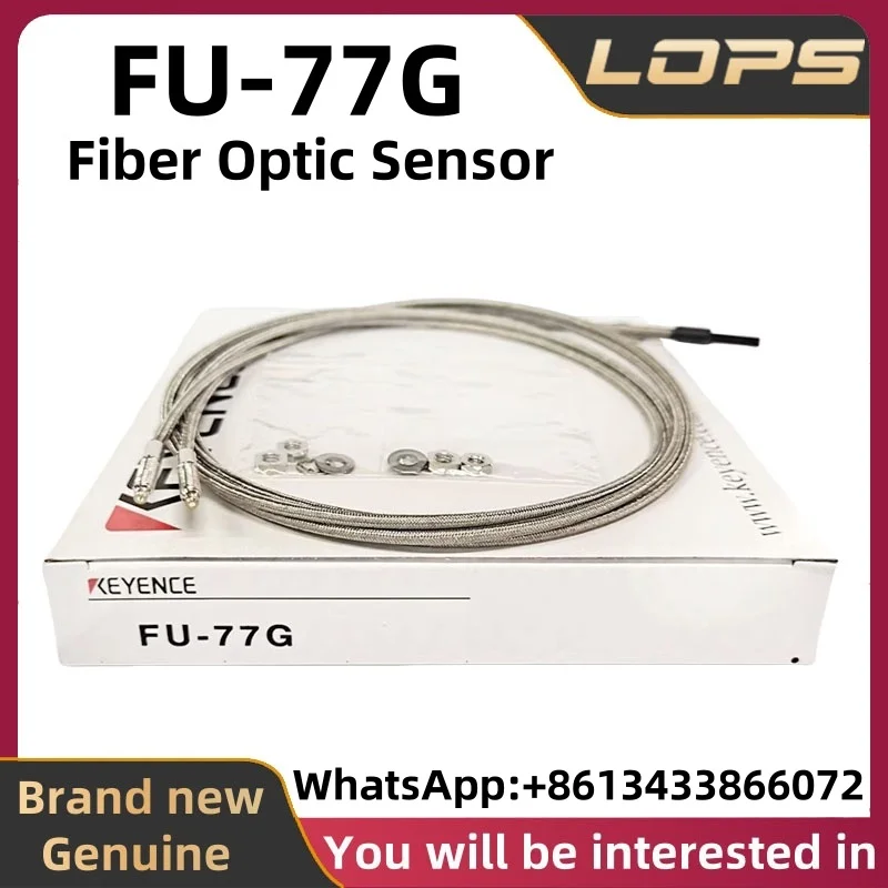 FU-77G KEYENCE Through-beam M4 compression fiber optic sensor, consult for details
