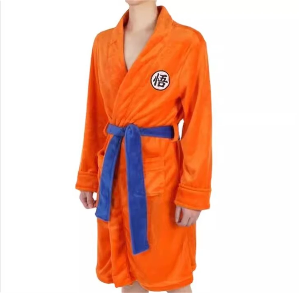 Disfraz de Anime DRAGON Son Goku Kakarotto, monos, pijamas de Kigurumi, ropa de franela de invierno para hombres y mujeres adultos