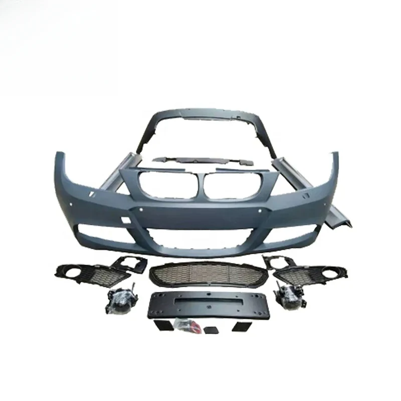 

Car Bumpers MT Style Front Bumper Rear Bumper Side Skirts Body Kit E90 2005-2012