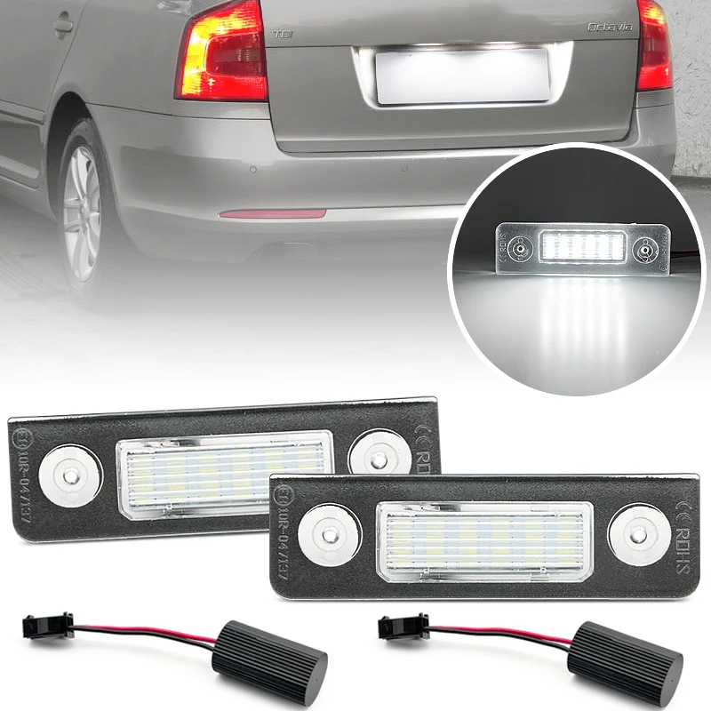 2Pcs Led License Pl…