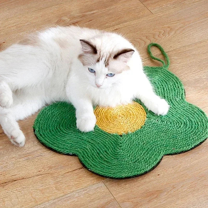 

Sisal Cat Scratcher Board Cat Scratching Mat Post Toy Bed Mat Claw Sharpener Scrapers For Cats Grinding Nail Pad Furniture Pet