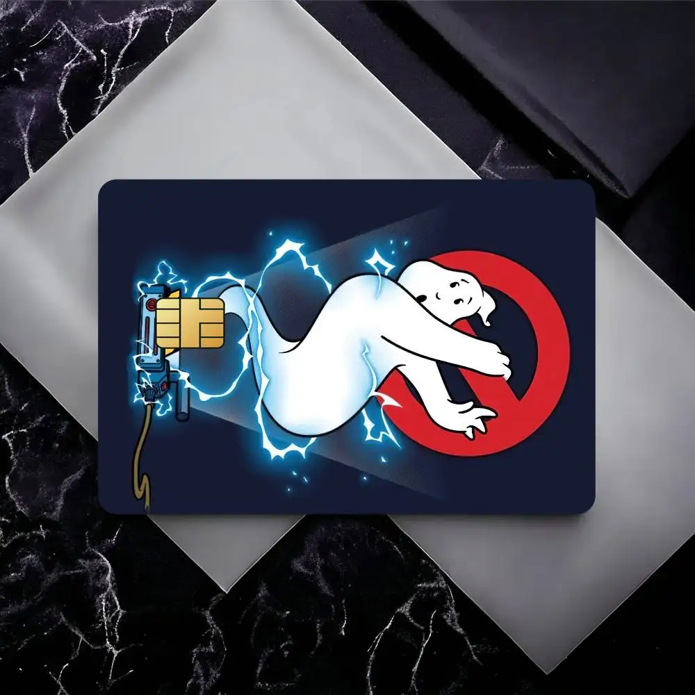 Movie G-Ghostbusters Credit Card Skin Stickers for Bank Card Bus Metro Card Sticker Waterproof Gift