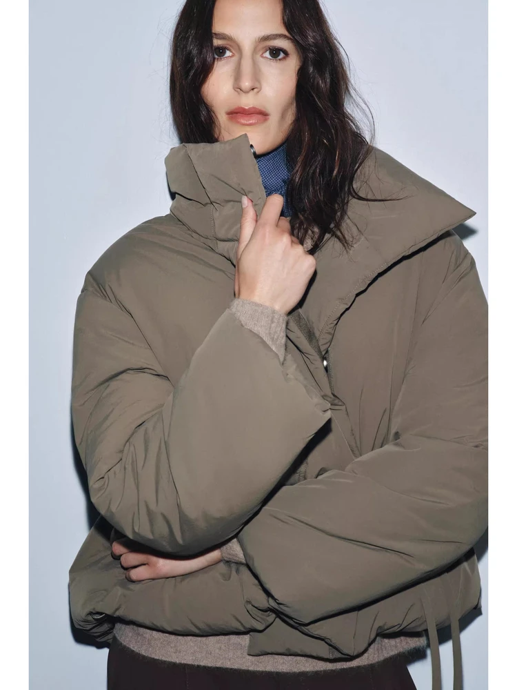 

Зимняя хлопковая куртка Thiened, женская длинная куртка с высоким воротником и поясом, модный теплый коврик для поездок на работу, корейская версия