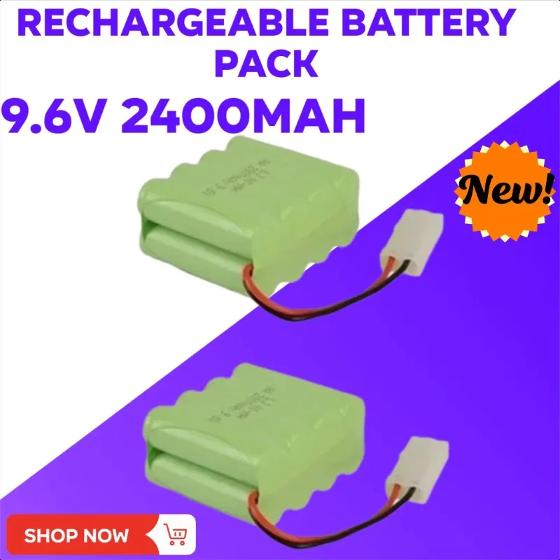 

9.6V 2400mah (X Model) Ni-MH Battery + USB Charger for Rc Toys Car Tank Train Robot Boat Gun AA 9.6v Rechargeable Battery Pack