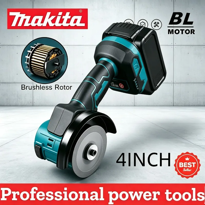 

Makita 4INCH Mini Compact Angle Grinder – Cordless Brushless Cut Off Tool & Cutting Machine for Makita 18V Battery