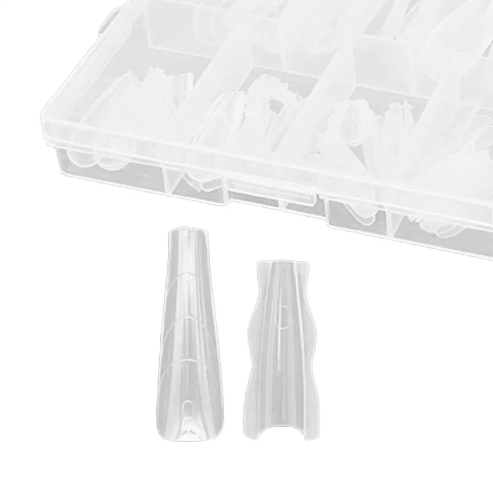 كريستال درع نموذج مسمار ساندويتش أشكال أظافر مزدوجة 180 قطعة ملحقات-أشكال مزدوجة نعش اللوز مسمار أشكال قالب علوي قالب سفلي #4